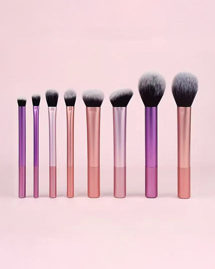 Complete 8-Piece Face & Eye Brush Set