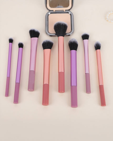 Complete 8-Piece Face & Eye Brush Set