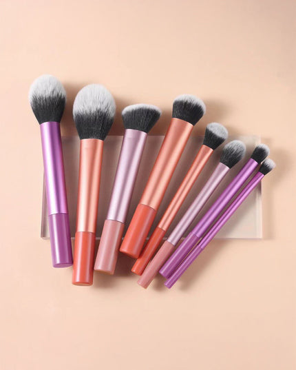 Complete 8-Piece Face & Eye Brush Set