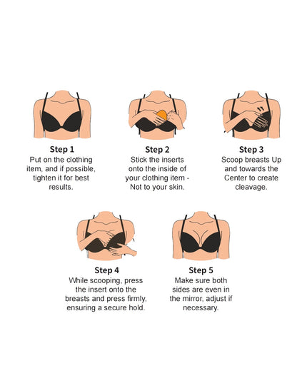 The Bombshell Boost Sticky Bra Inserts